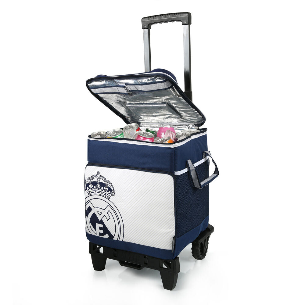 Real Madrid wheeled lunch bag trolley