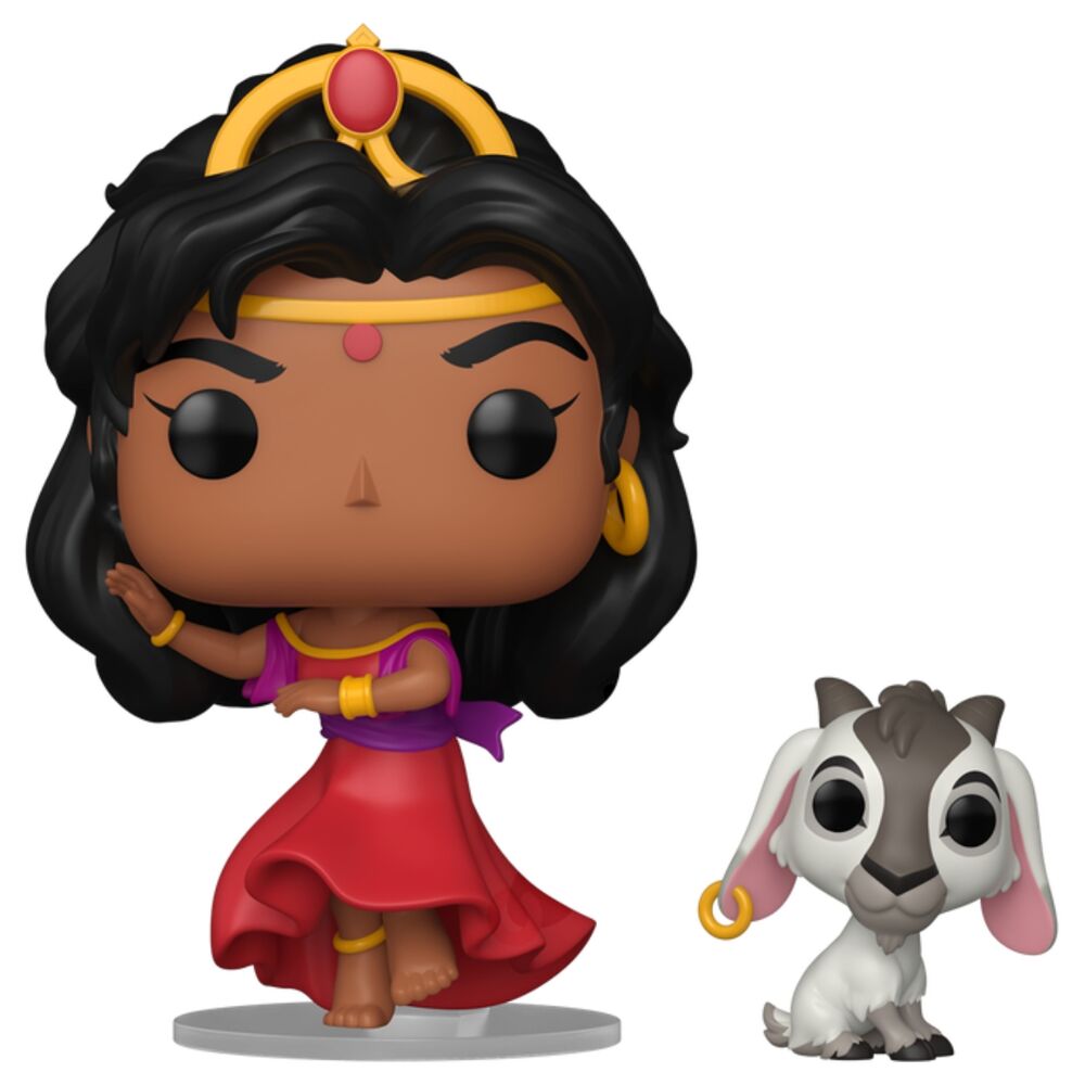 Figura Funko Pop! da Disney: Esmeralda e Djali, do Corcunda de Notre Dame
