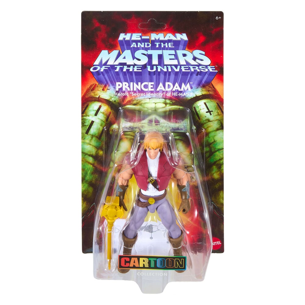 Figura Prince Adam Cartoon Collection Origins Masters of the Universe 14 cm
