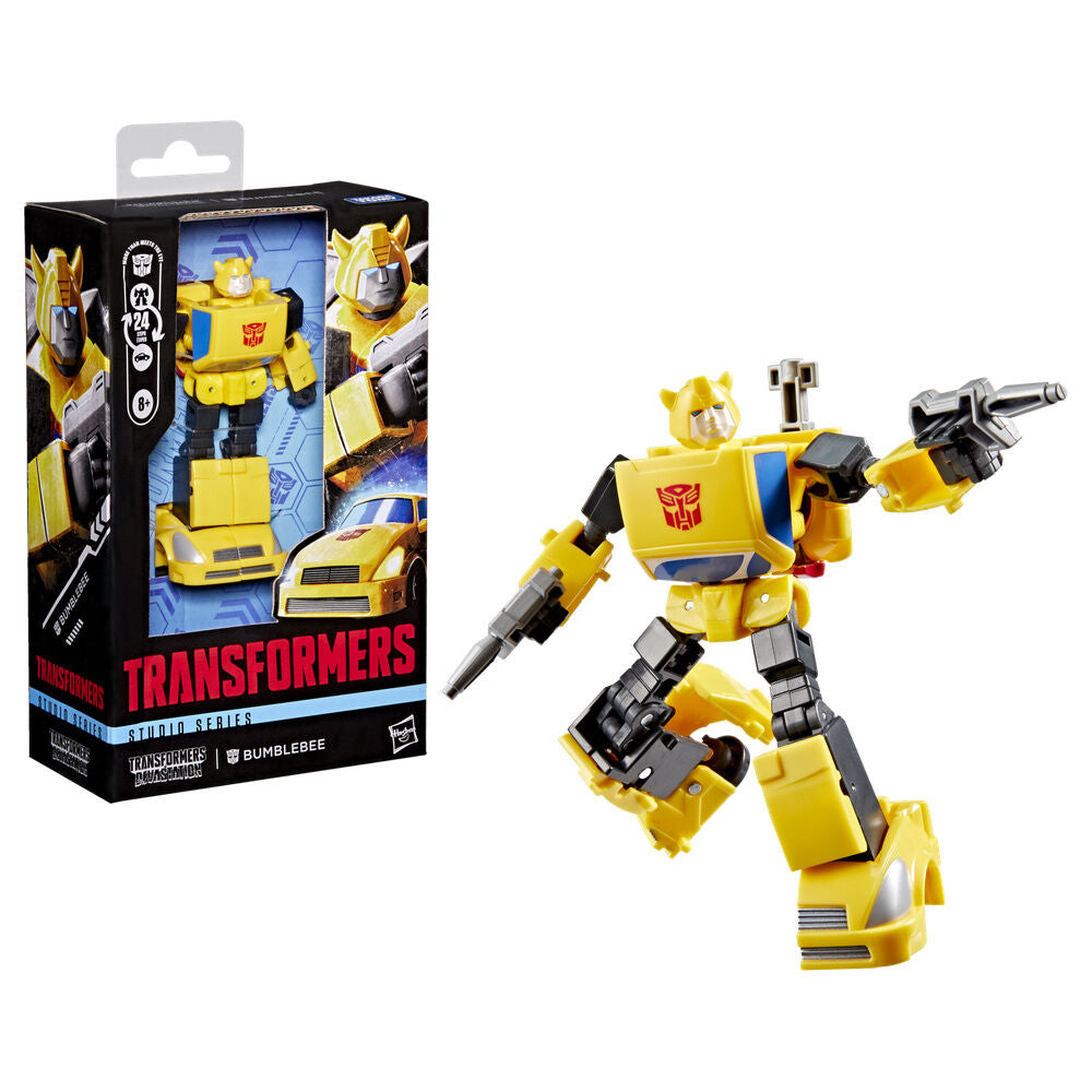 Figura Bumblebee Deluxe Class Transformers Devastation - Transformers Studio Series 10,5 cm - imagem 2
