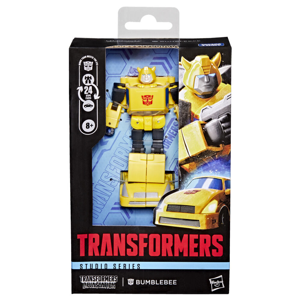 Figura Bumblebee Deluxe Class Transformers Devastation - Transformers Studio Series 10,5 cm - imagem 1