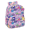 Mochila Hello Kitty & Friends 34cm adaptável