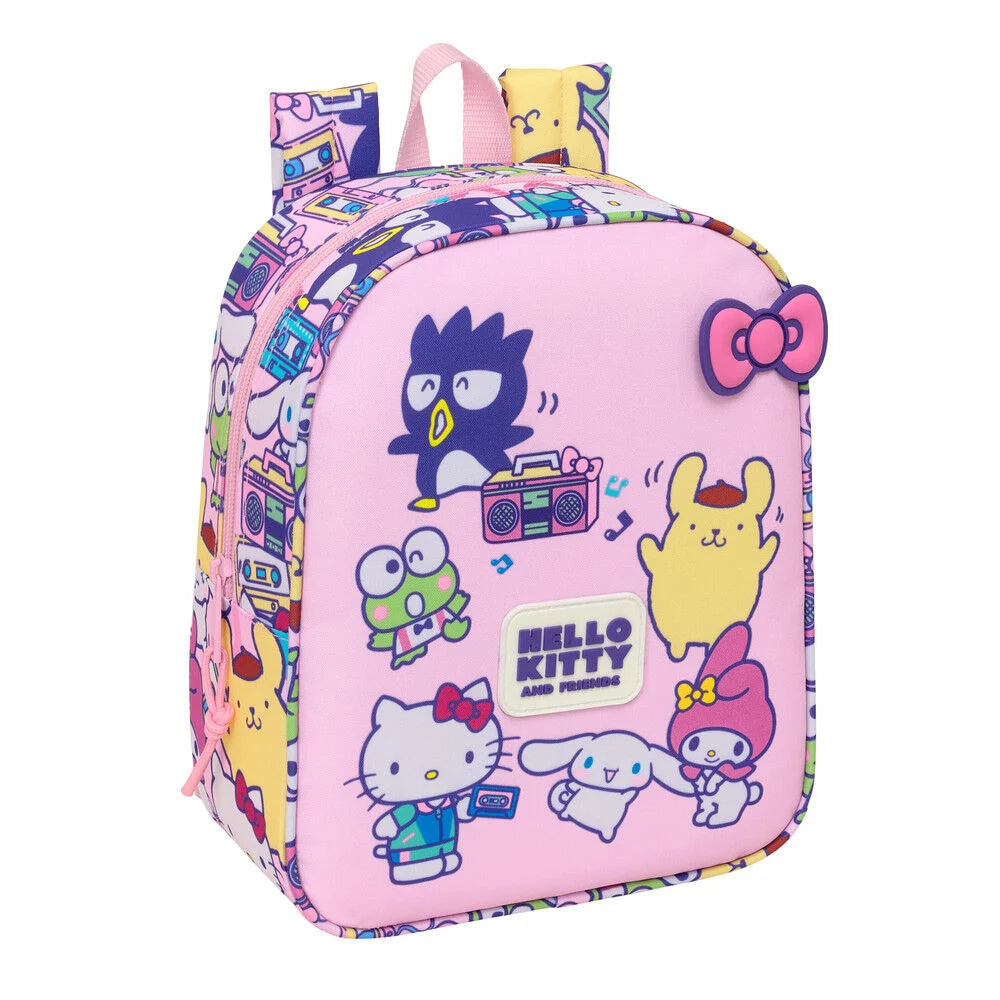 Mochila Hello Kitty & Friends 27cm adaptável