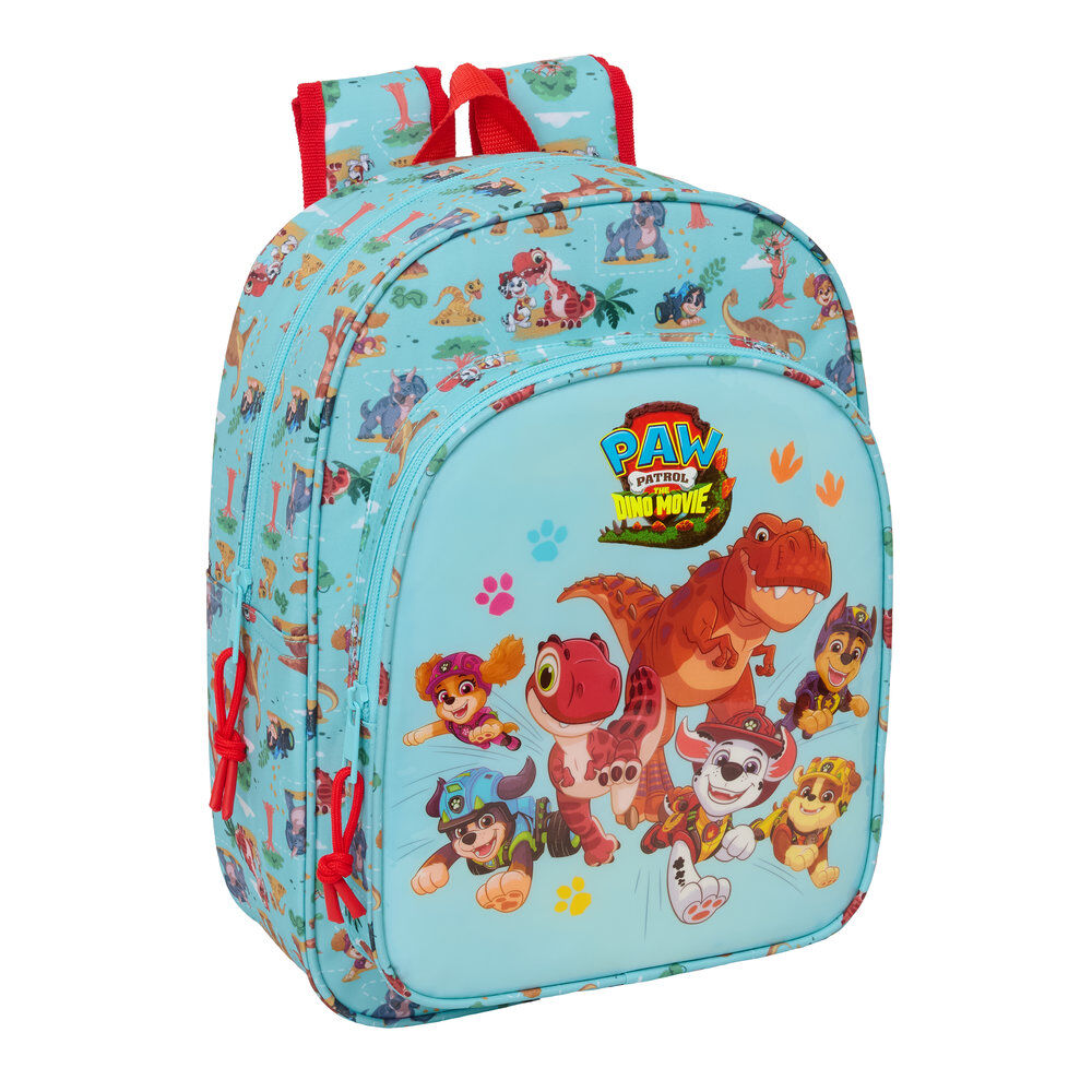 Mochila Dino Rescue Patrulha Pata 34cm adaptável