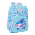 Mochila Waves Stitch Disney 34cm adaptável