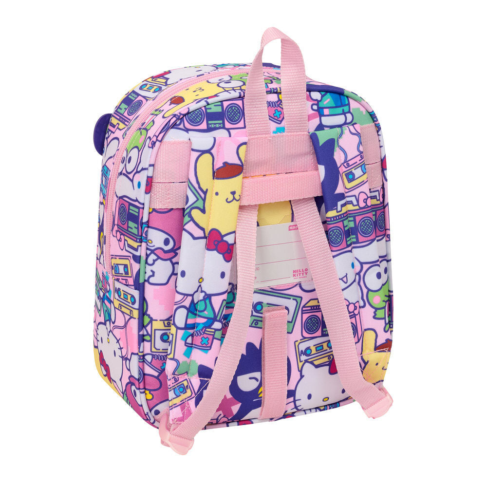 Mochila Hello Kitty & Friends 27cm adaptável