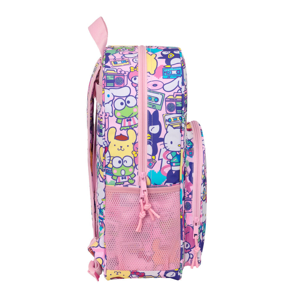 Mochila Hello Kitty & Friends 42cm adaptável
