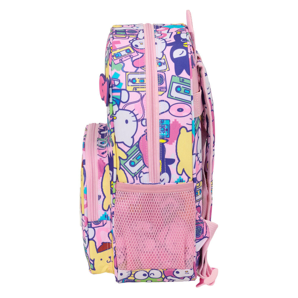 Mochila Hello Kitty & Friends 34cm adaptável