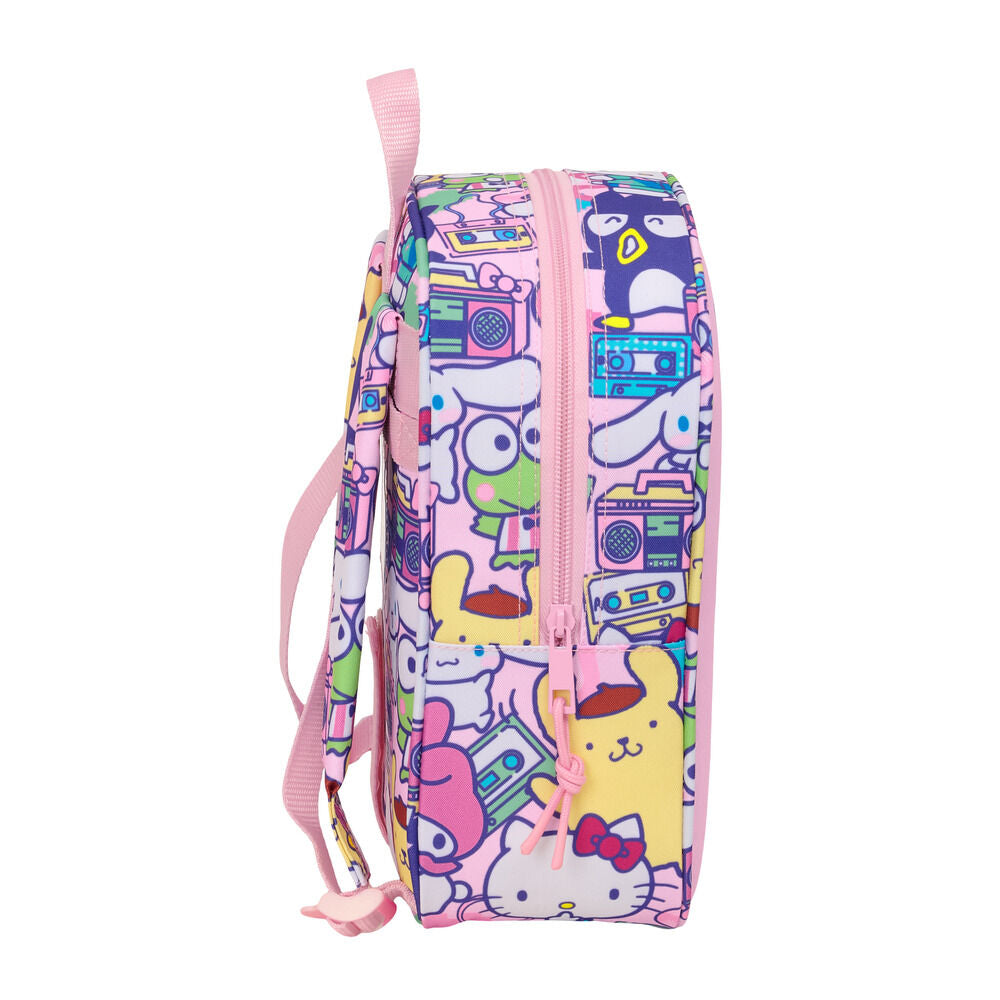 Mochila Hello Kitty & Friends 27cm adaptável