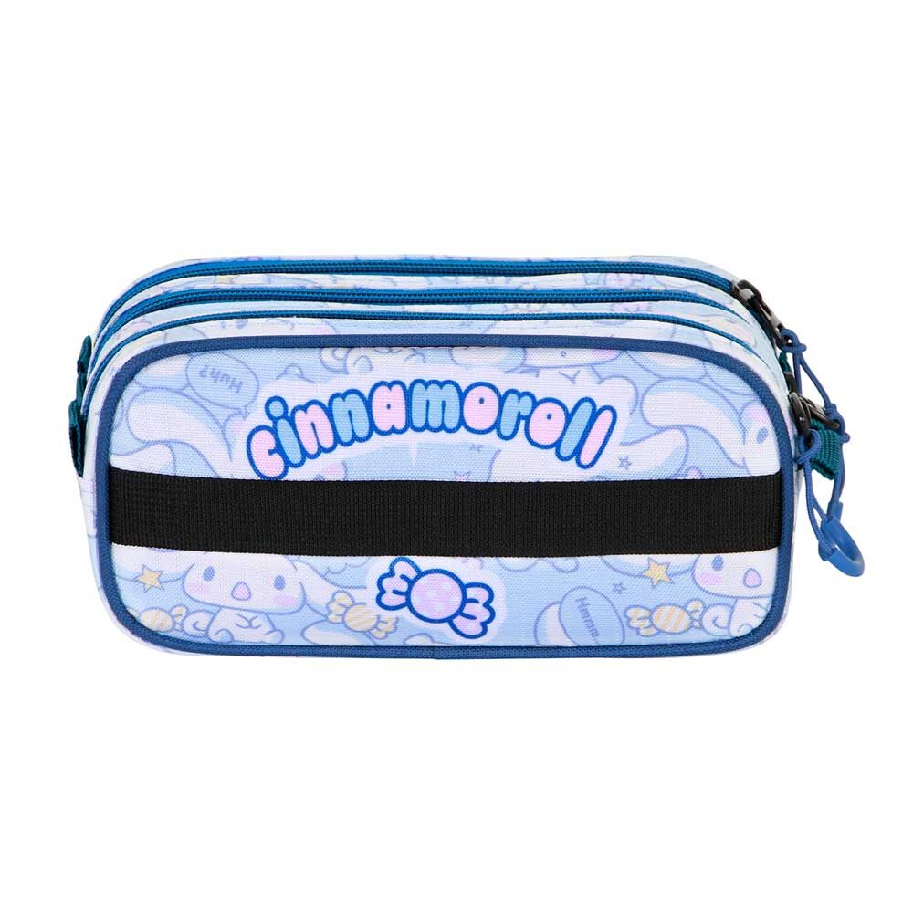 Estojo triplo Cinnamoroll Hello Kitty