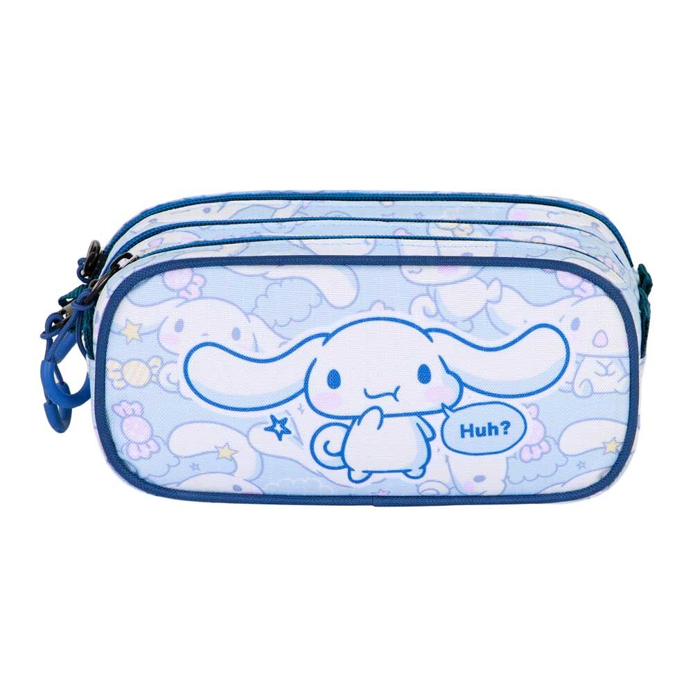 Estojo triplo Cinnamoroll Hello Kitty