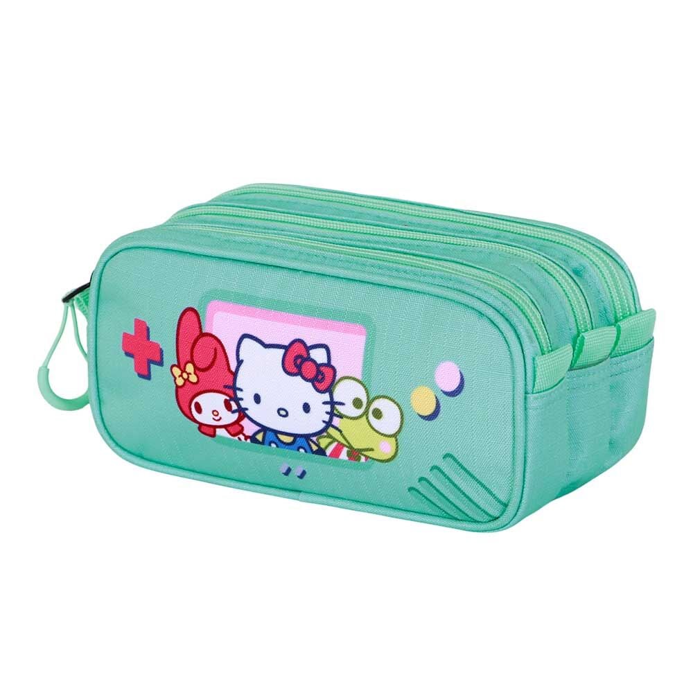 Estojo triplo Hello Kitty and Friends