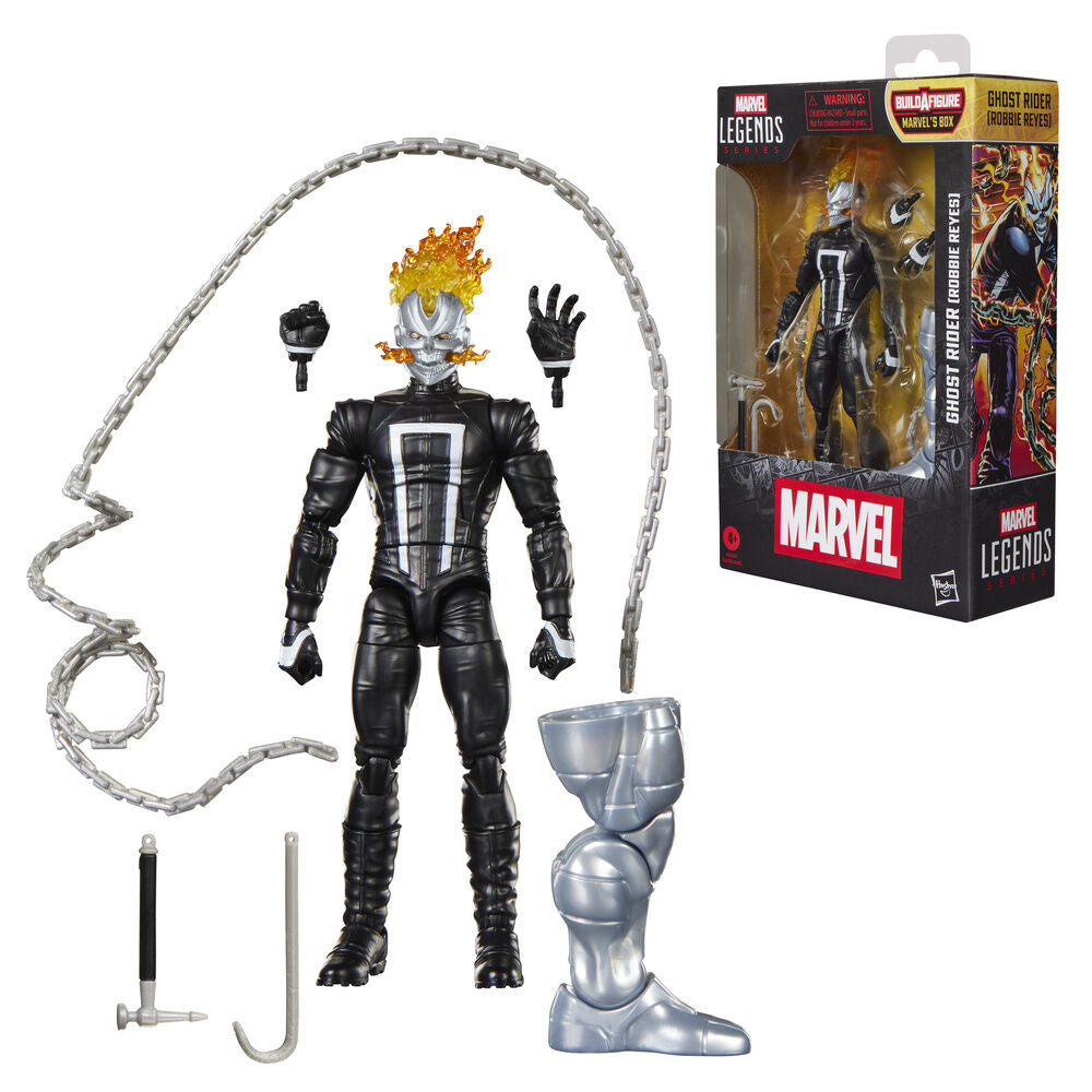 Figura Ghost Rider Robbie Reyes Marvel Legends Series 15 cm - imagem 2