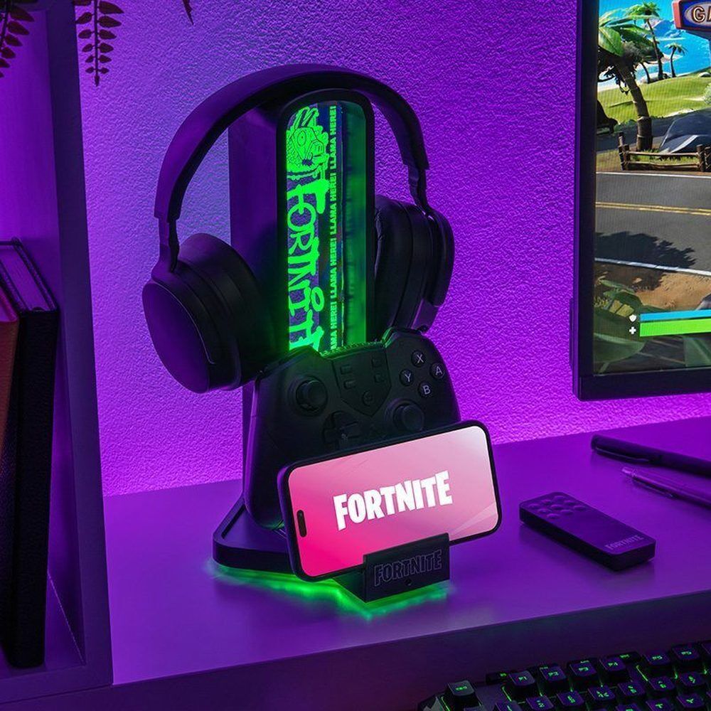 Suporte auriculares 3 em 1 Fortnite