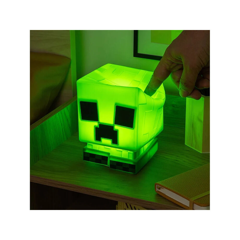Candeeiro silicone Creeper SquishyGlo Minecraft