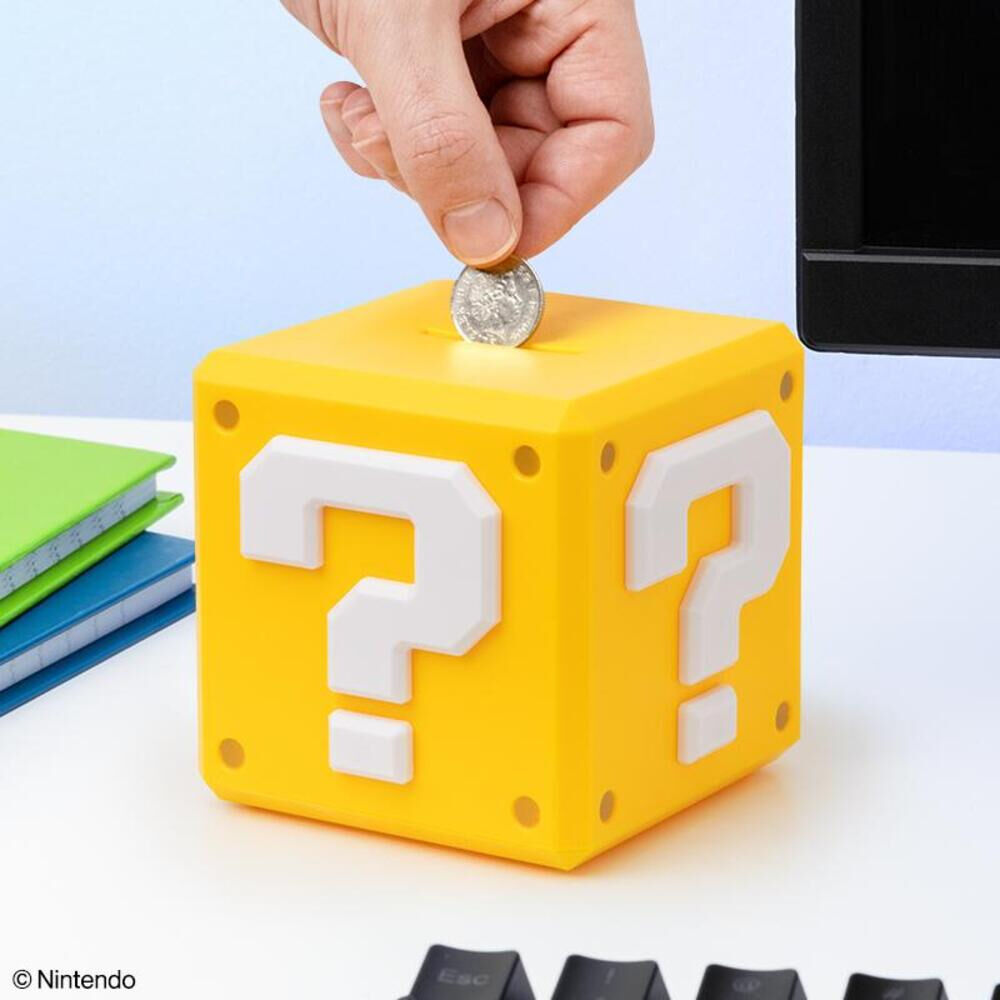 Cofrinho Question Block Super Mario