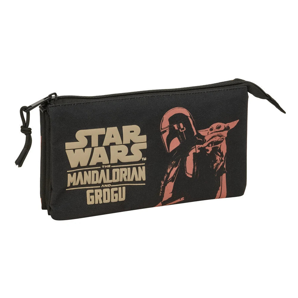Estojo triplo Mandalorian & Grogu Star Wars