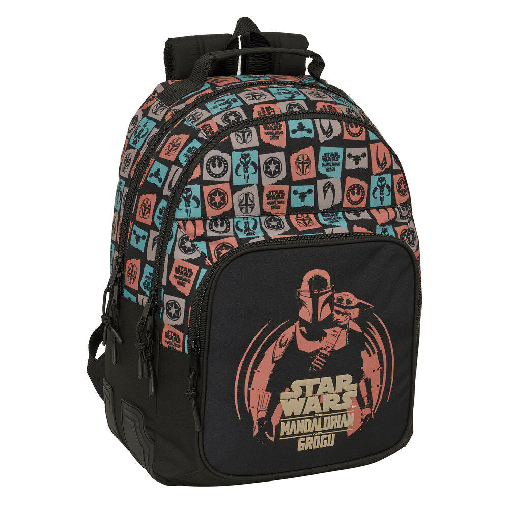 Mochila Mandalorian & Grogu Star Wars 42cm adaptável