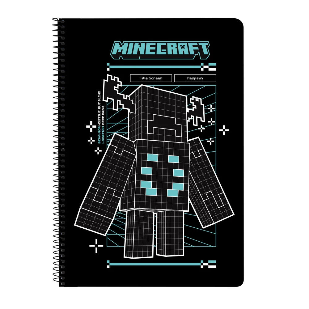 Caderno A4 Screen Minecraft (variados)