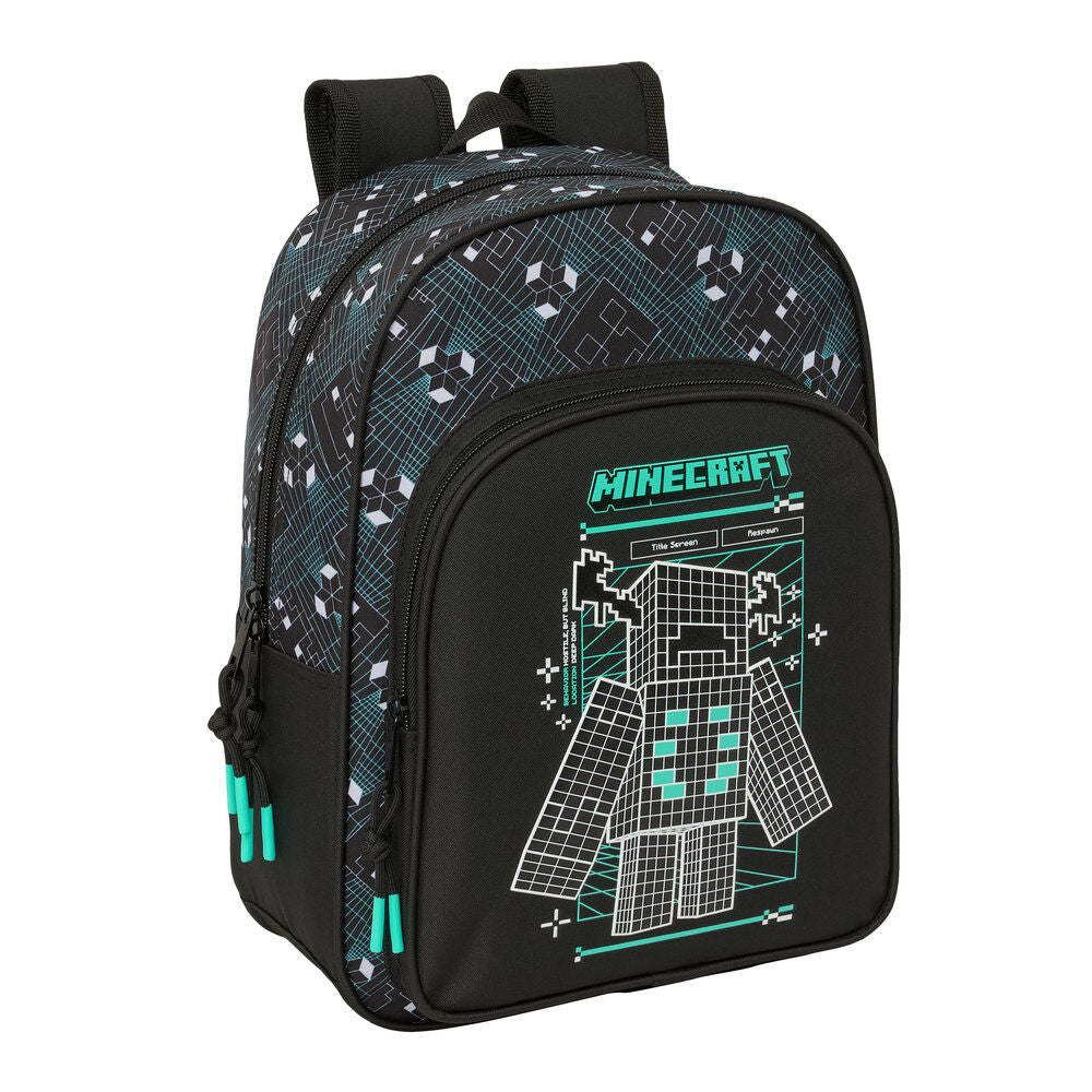 Mochila Screen Minecraft 34cm adaptável