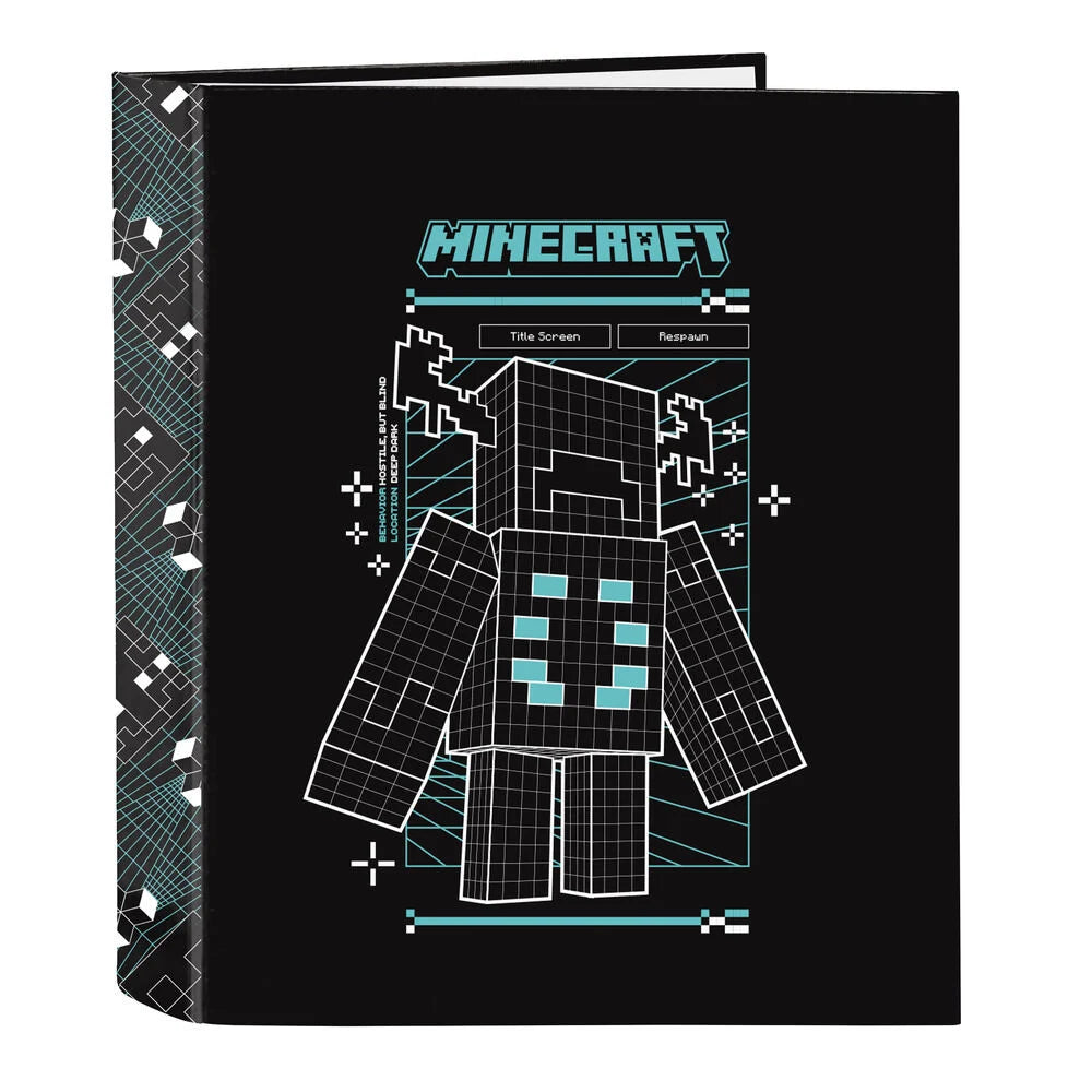 Capa A4 argolas Screen Minecraft