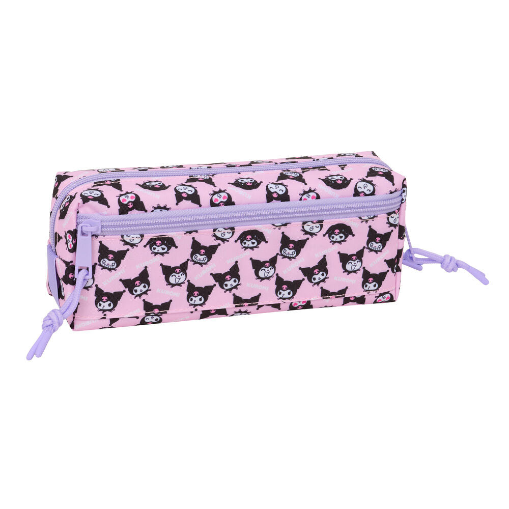 Estojo triplo Kuromi Hello Kitty