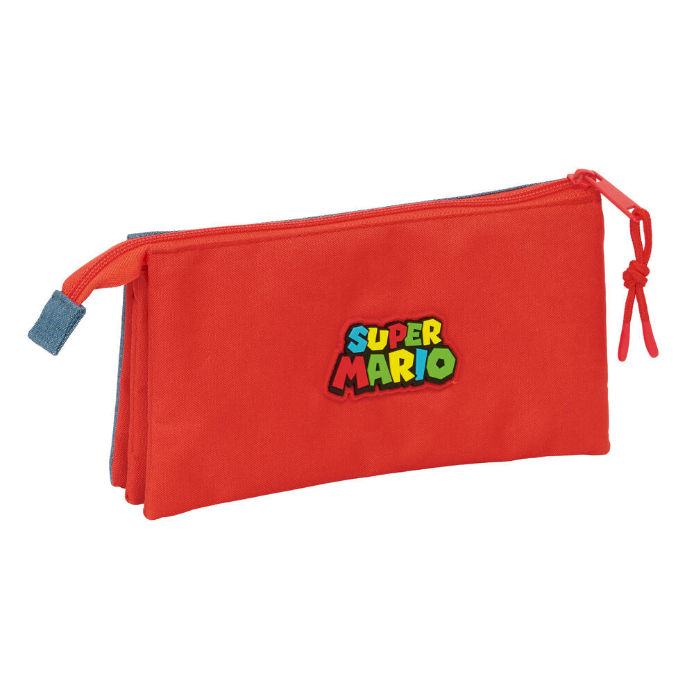 Estojo triplo Super Mario