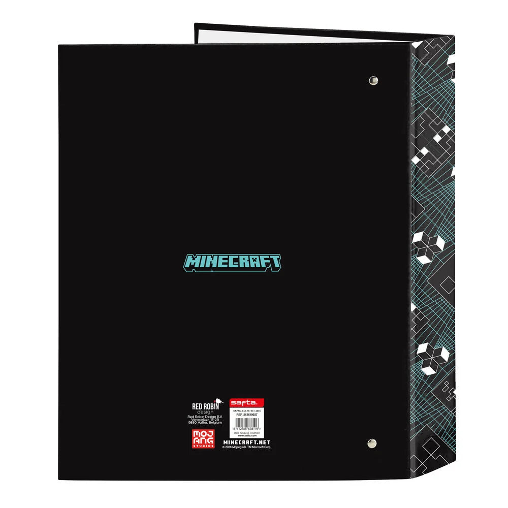 Capa A4 argolas Screen Minecraft