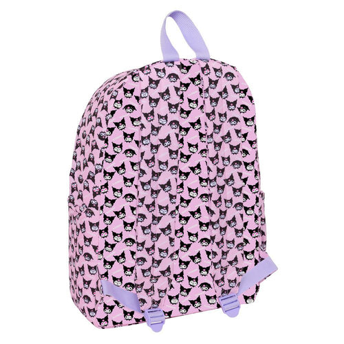 Mochila portátil Kuromi Hello Kitty 43cm