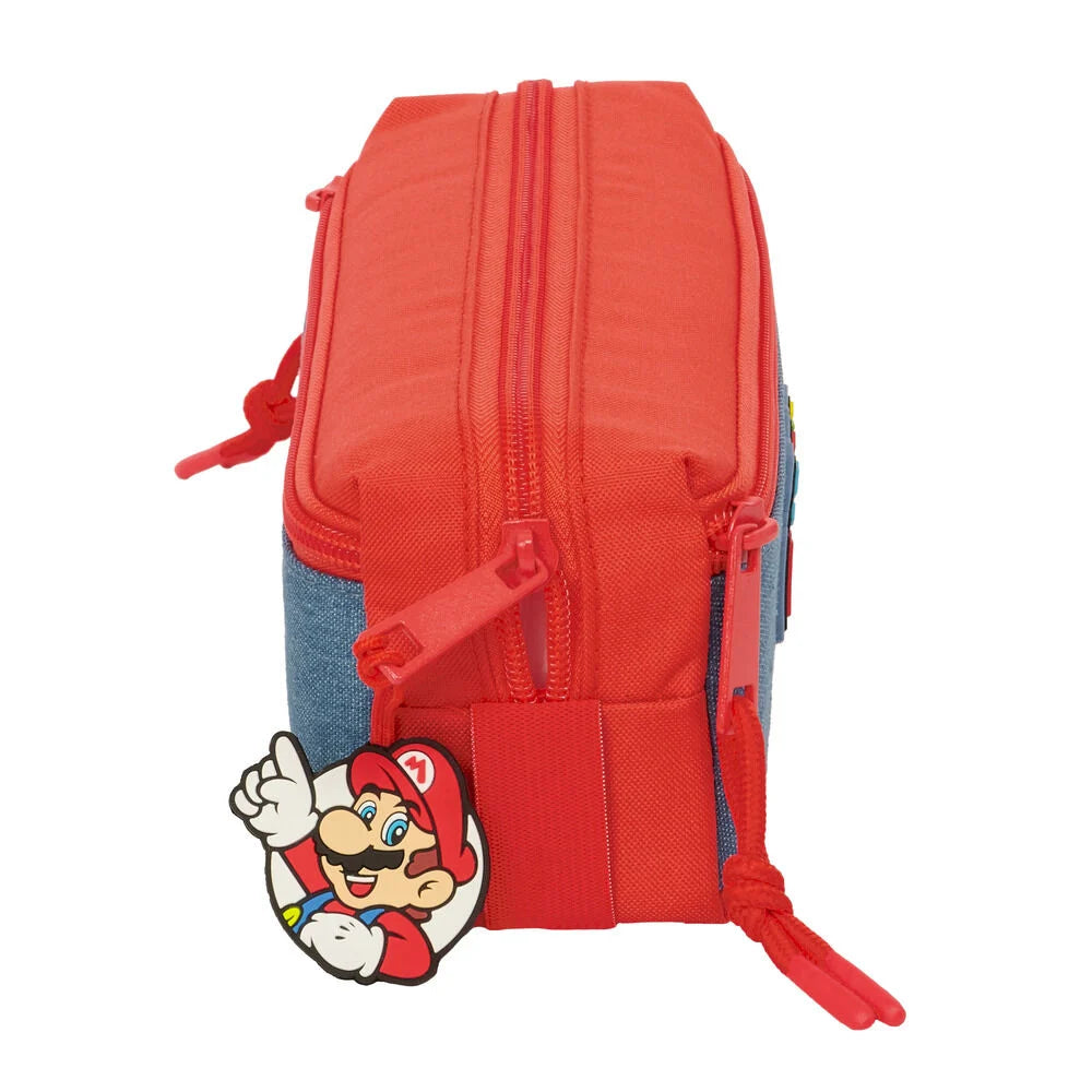 Estojo triplo Super Mario