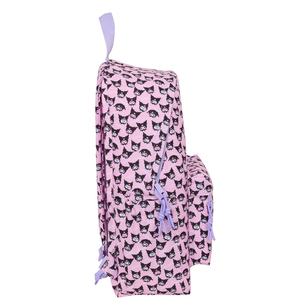 Mochila portátil Kuromi Hello Kitty 43cm