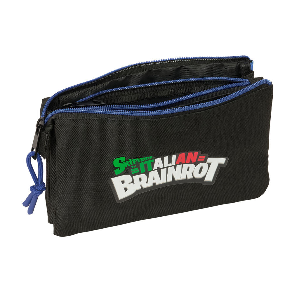 Estojo triplo Brainrot