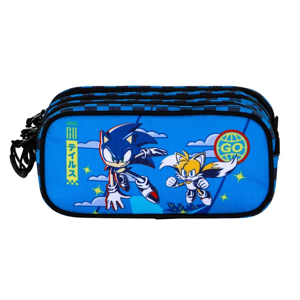 Estojo triplo Sonic the Hedgehog