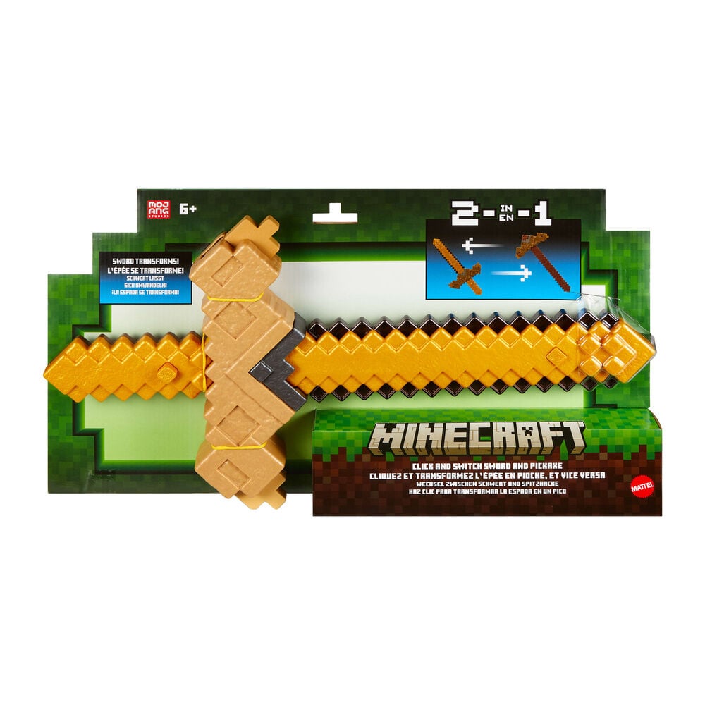 Espada e Picareta Transformável Minecraft