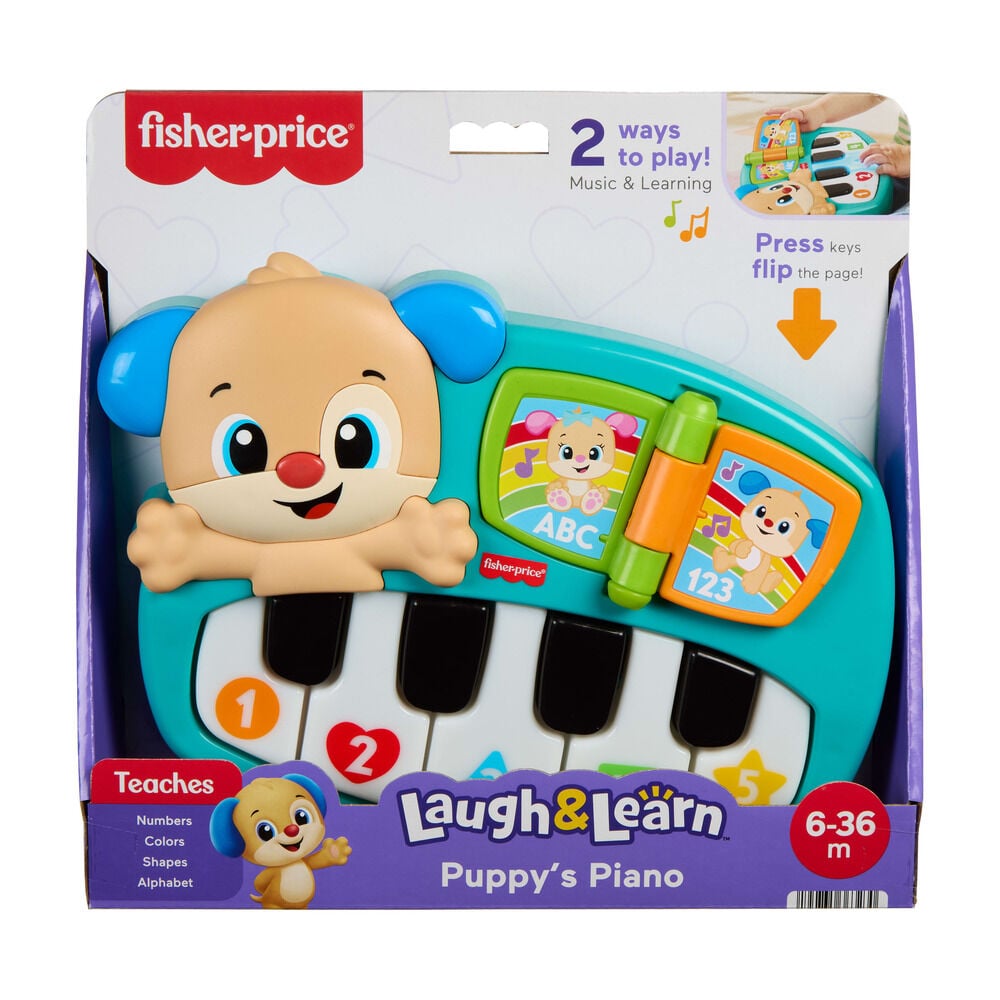 Piano do Cachorrinho Fisher-Price Rir e Aprender