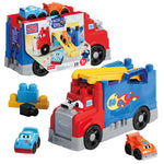 Camião de Corridas e Construção MEGA BLOKS – 19 Peças