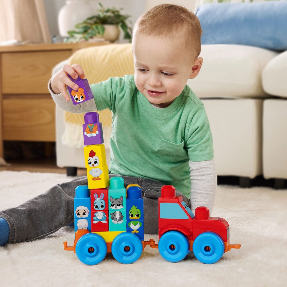 Trator com Animais de Encaixar MEGA BLOKS – 30 Peças – imagem 2