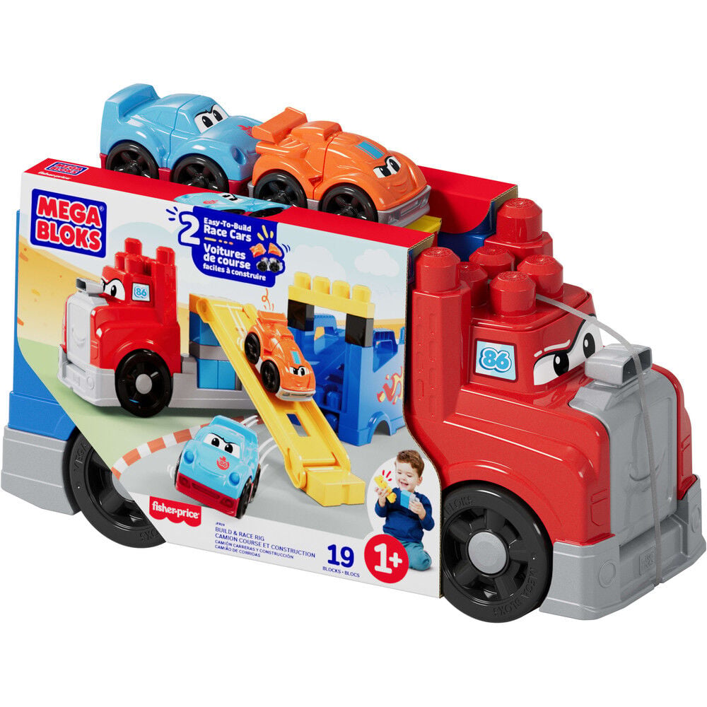 Camião de Corridas e Construção MEGA BLOKS – 19 Peças – imagem 2