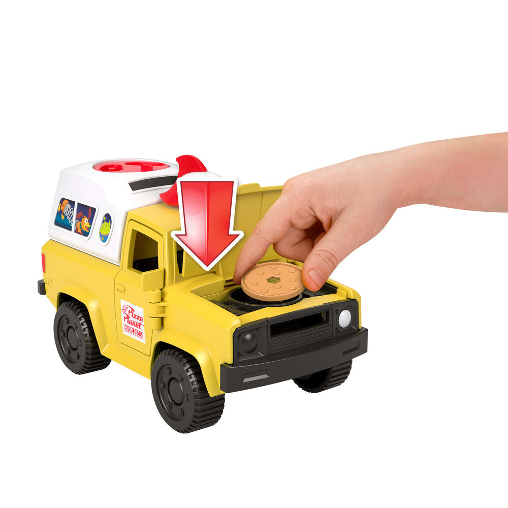 Camião da Pizza Planet + figuras Buzz Lightyear e Alien Toy Story Disney Pixar Imaginext