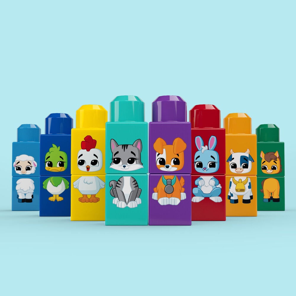 Trator com Animais de Encaixar MEGA BLOKS – 30 Peças – imagem 3