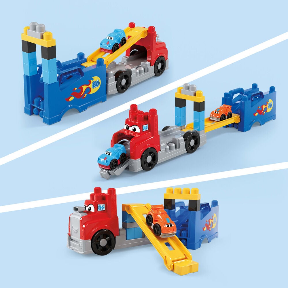 Camião de Corridas e Construção MEGA BLOKS – 19 Peças – imagem 4
