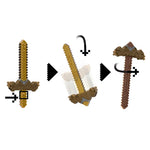 Espada e Picareta Transformável Minecraft