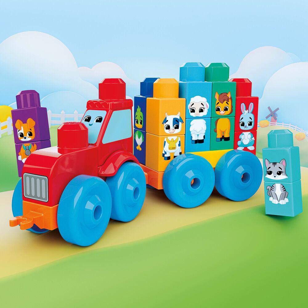 Trator com Animais de Encaixar MEGA BLOKS – 30 Peças – imagem 5