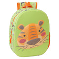 Mochila 3D Tigre 33cm