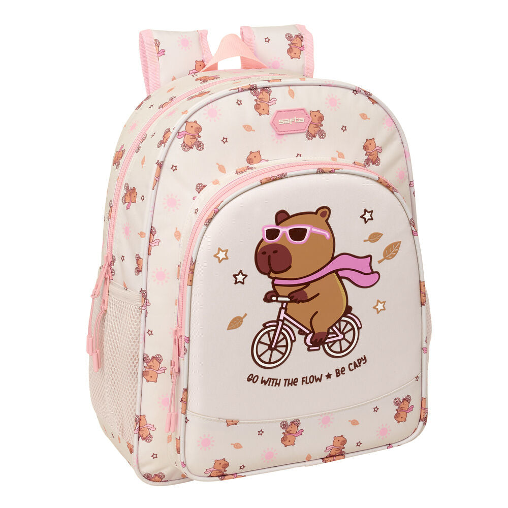Mochila Capibara 38cm adaptable