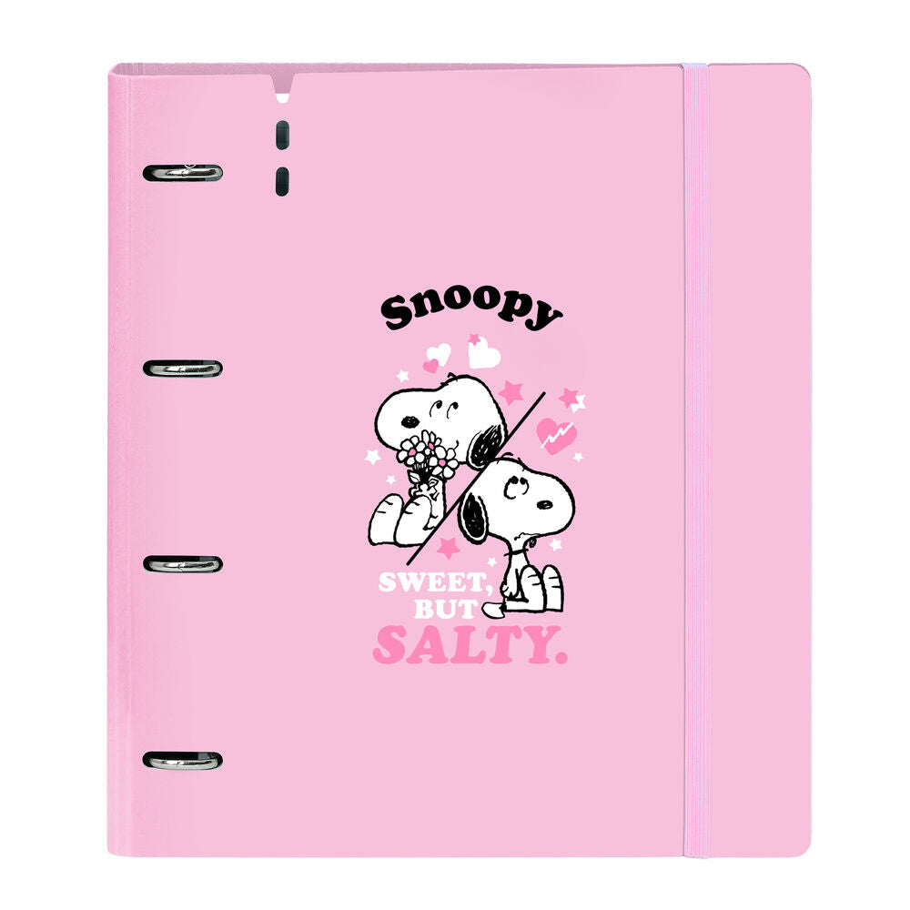 Capa A4 anilhas Snoopy