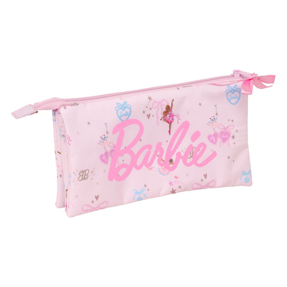 Estojo triplo Ballet Barbie
