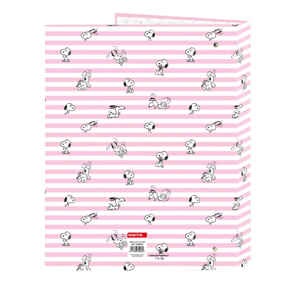 Capa A4 anillas Snoopy