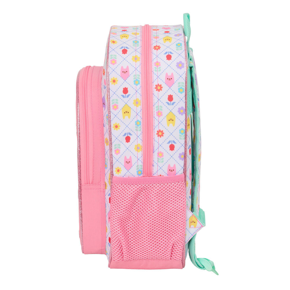 Mochila Gabby’s Dollhouse 34cm adaptável
