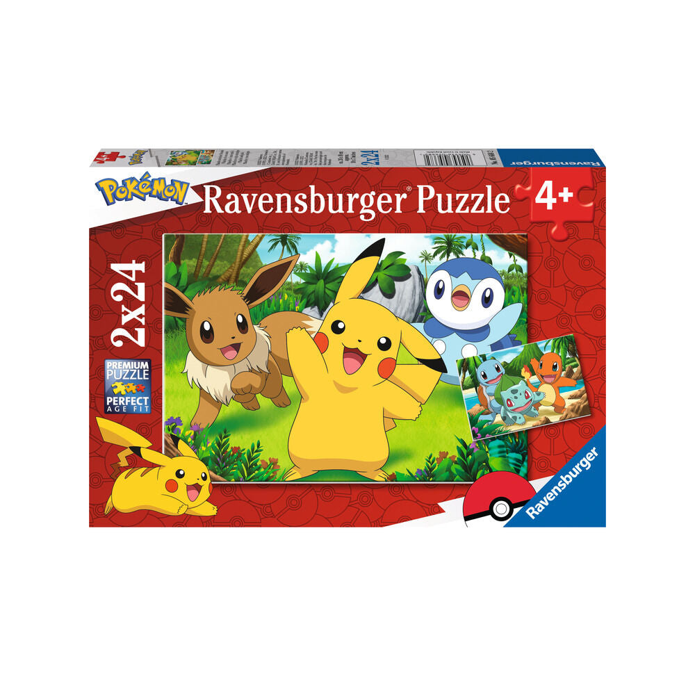Puzzle Pokemon 2x24 peças